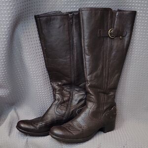 Paul Green Knee High Buckle Boots Size 8.5